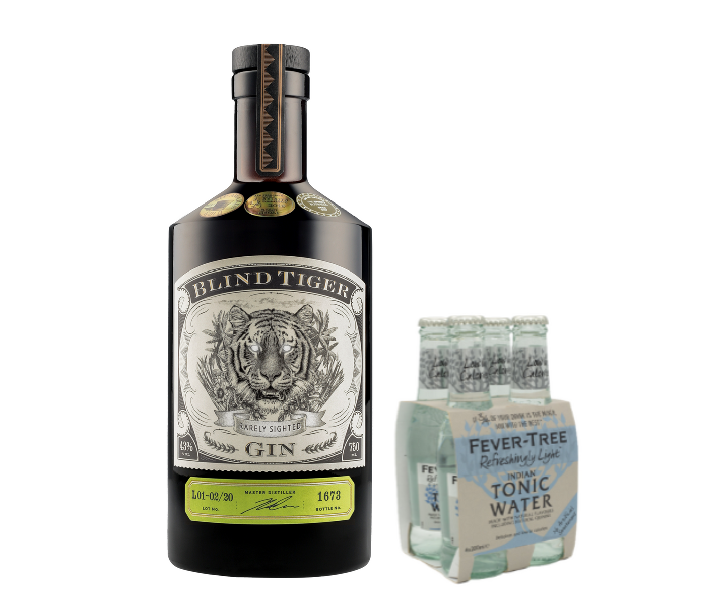 Blind Tiger Crafted Gin 750ml