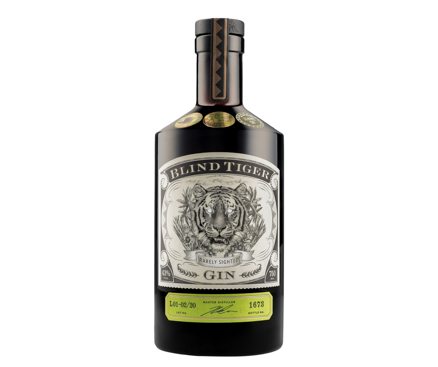 Blind Tiger Crafted Gin 750ml